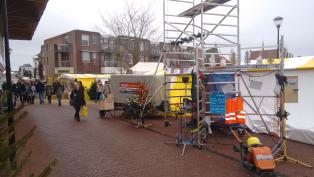 Ook imaatverhuur stond op de kerstmarkt in 2015, met steun voor goede doel sos kinderdorpen